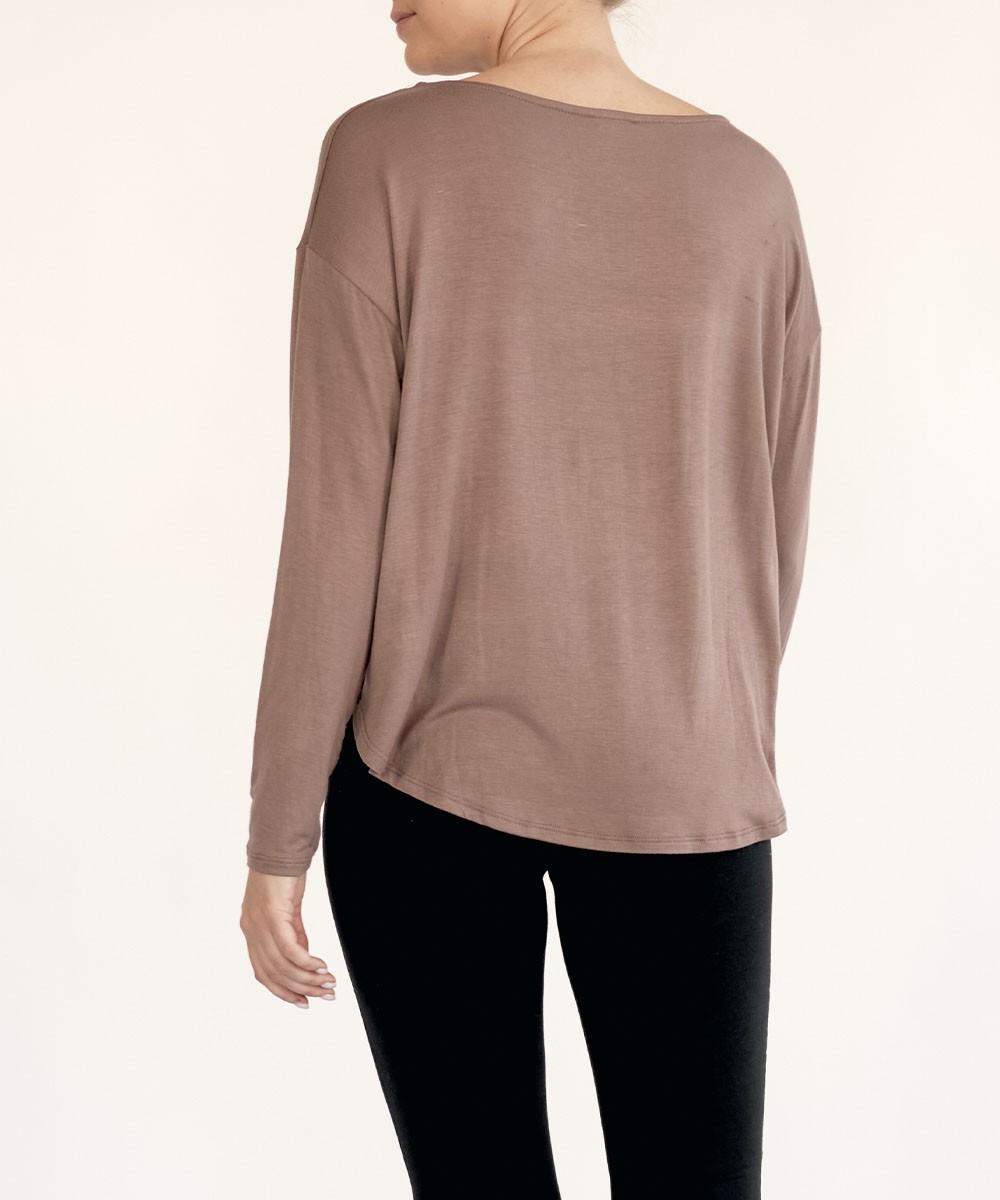 Bamboo Dolman long sleeve top